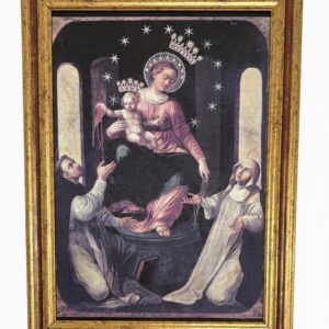quadro beata vergine del rosario di pompei